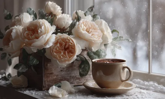 13 декабря - какие цветы подойдут ко Дню главного редактора, горячего какао и первым снежинкам.